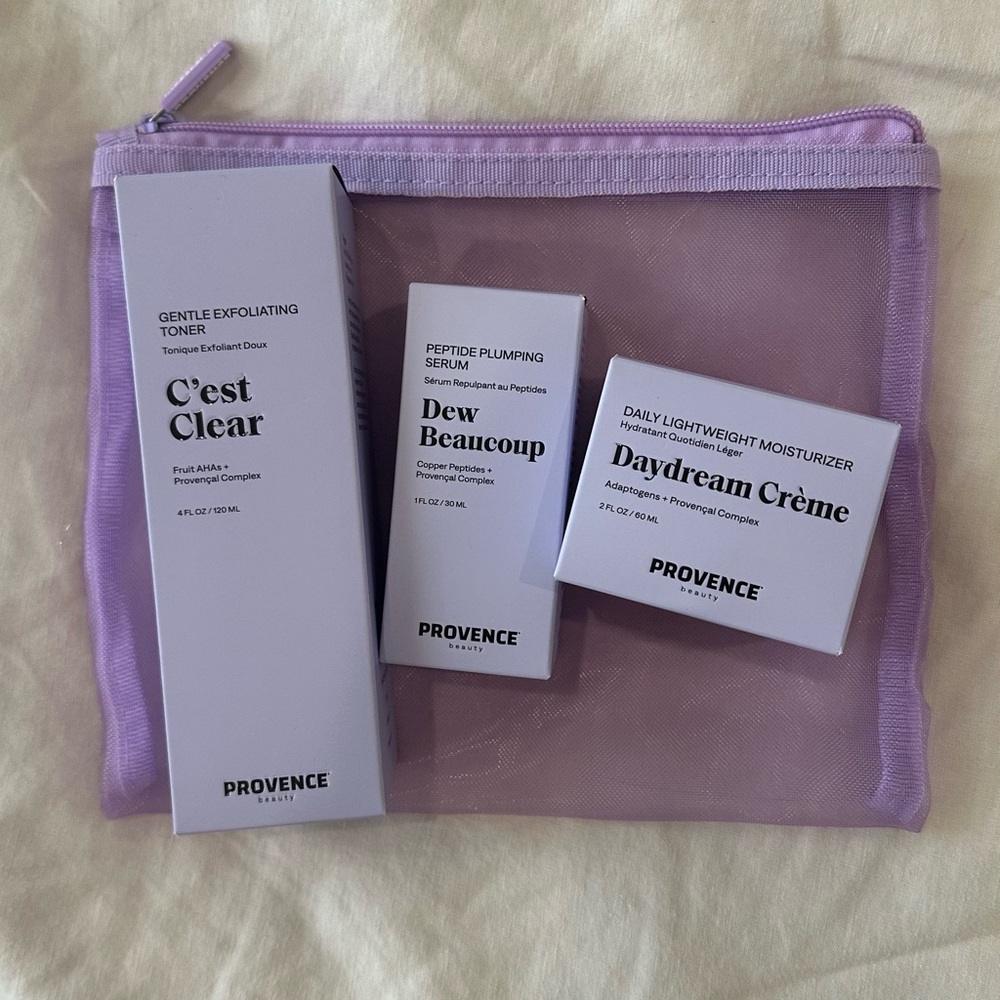 Provence Beauty Skincare Set with Pouch